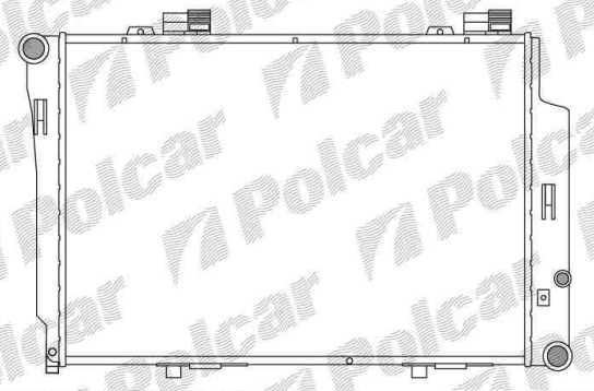 Mercedes W202 "C" 6/93-4/00 chladič vody / benzín manuál /