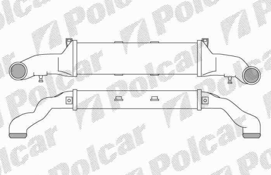 Mercedes W202 "C" 6/93-4/00 chladič vzduchu / INTERCOLER / 2,0i-