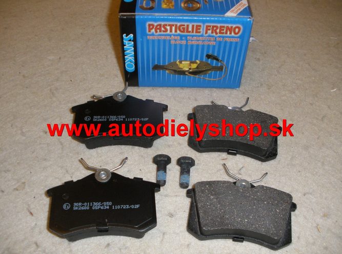 Mercedes C 93-4/00 zadné platničky SADA /SAMKO/