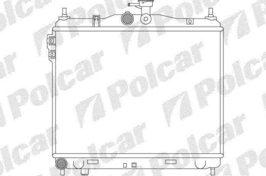 Hyundai GETZ 9/02-7/05 radiátor kúrenia /pre všetky typy/