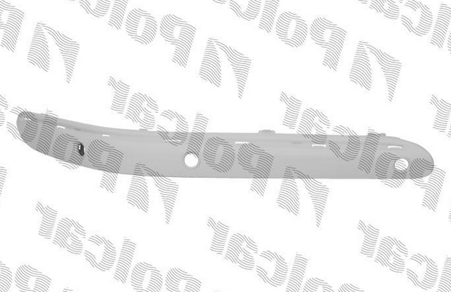 Mercedes W203 "C" 10/04-07 lišta nárazníka Pravá