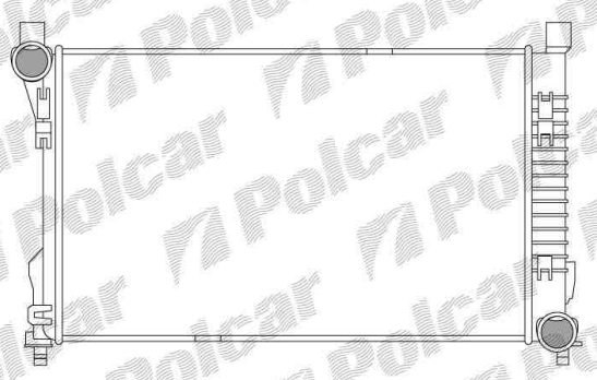 Mercedes W203 C 5/00-12/06 chladič vody /C200, C240, C220CDi/