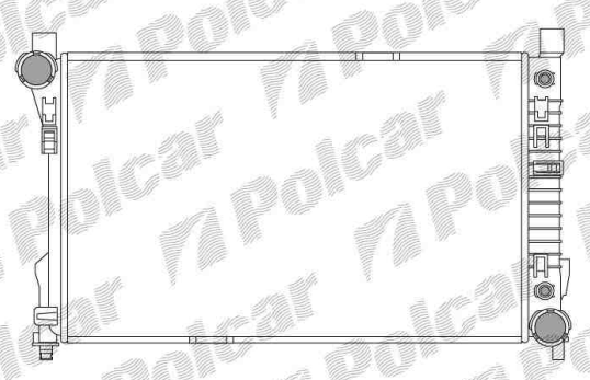 Mercedes W203 C 5/00-12/06 chladič vody /C180, C230, C200 kompresor