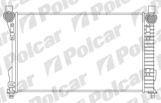 Mercedes W203 C 5/00-12/06 chladič vody /C270CDi/