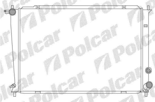 Hyundai H100 1/93- chladič vody /2,5TD/