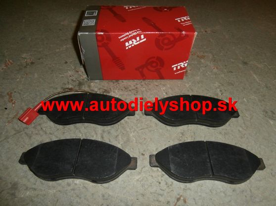 Nissan ALMERA N15 10/95-4/00 predné platničky Sada / TRW /