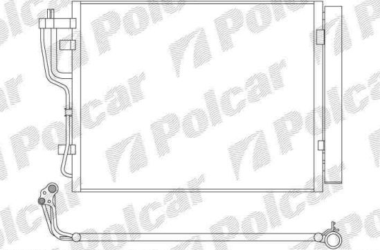 Hyundai I30 10/07- chladič klímy / dieslové motory /