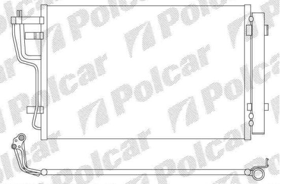 Hyundai I30 10/07- chladič klímy / benzínové motory /