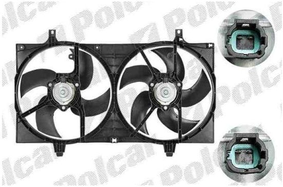 Nissan ALMERA 9/02- ventilátor chladičov 1,5-1,8i