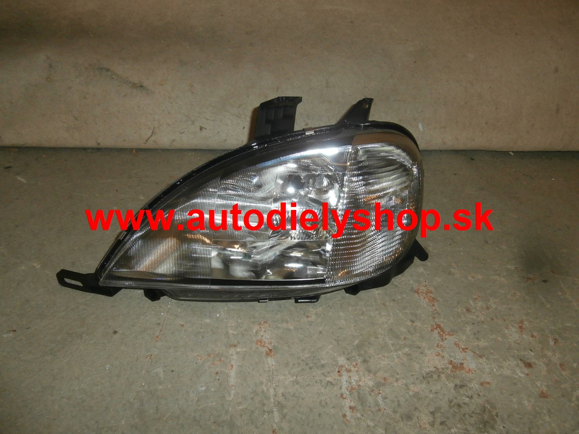 Mercedes M 98-01 predné svetlo H1+H3+H7 ľavé