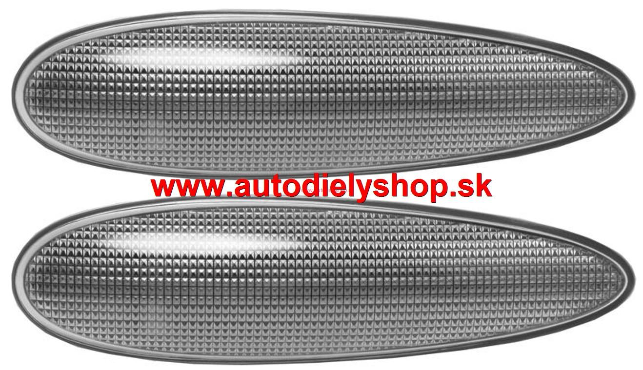 Fiat Marea 7/96- bočné smerovky biele matné sada L+P 