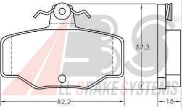 Nissan ALMERA TINO 8/00- zadné platničky Sada / A.B.S./