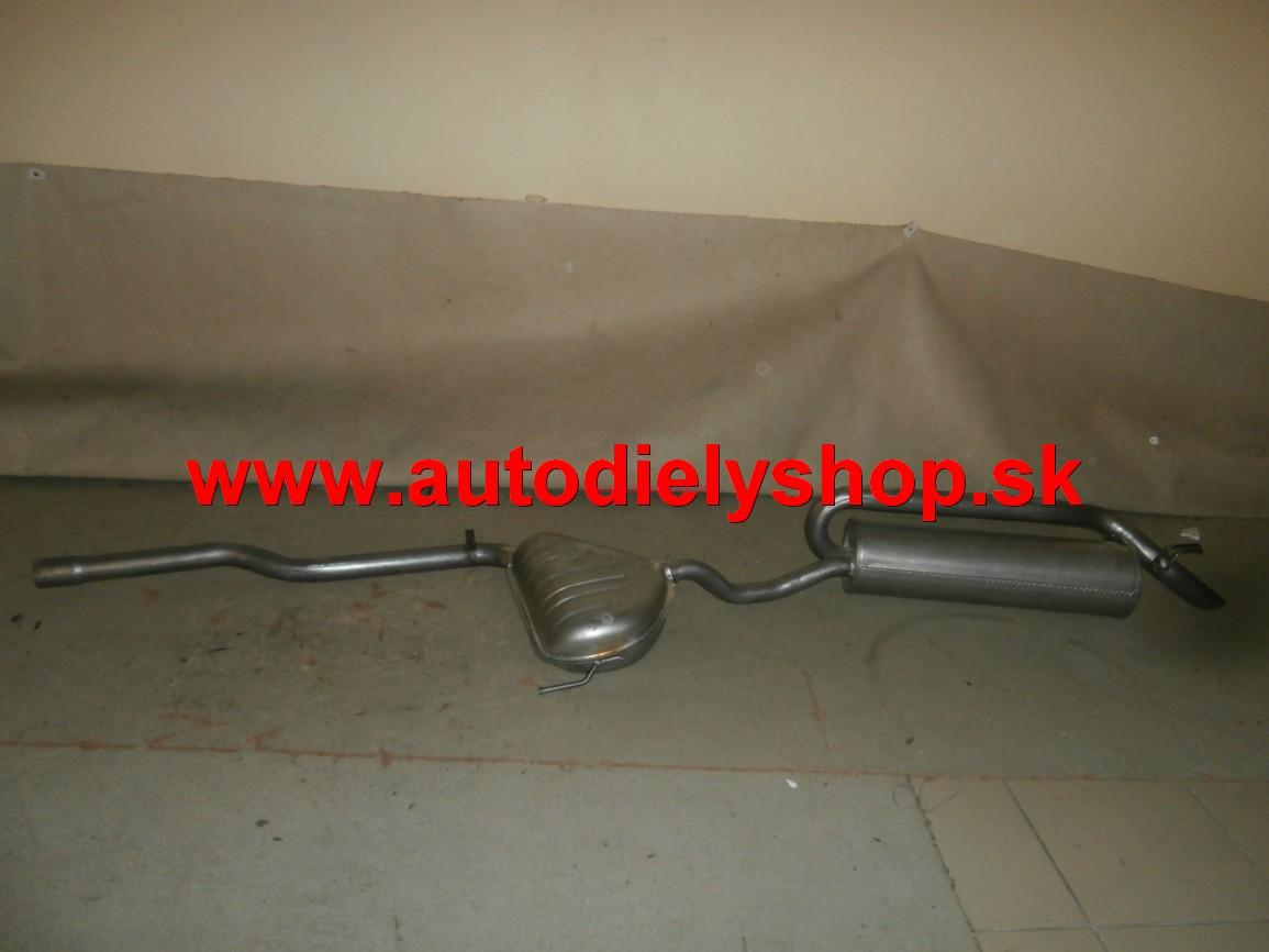 Fiat MAREA 7/96-Stred+zadný tlmič výfuku 1,6i 16V 