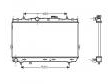 Hyundai ELANTRA 8/00-10/03- chladič vody 1,6i-2,0i
