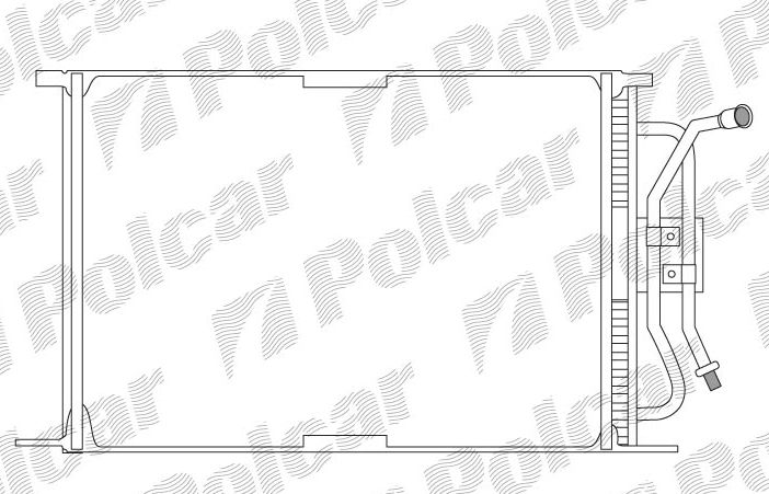 Mazda 121 1/96-2/00 chladič klímy / pre všetky typy /