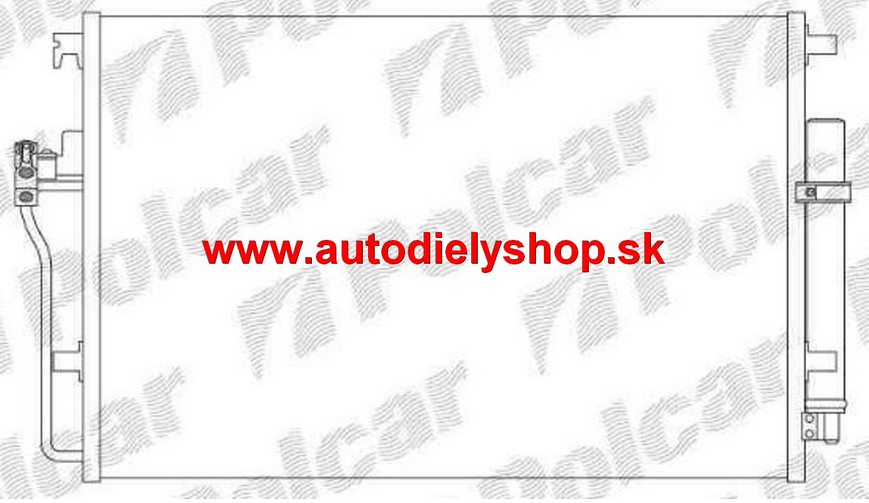 Mercedes SPRINTER 4/06- chladič klímy 2,5TDi