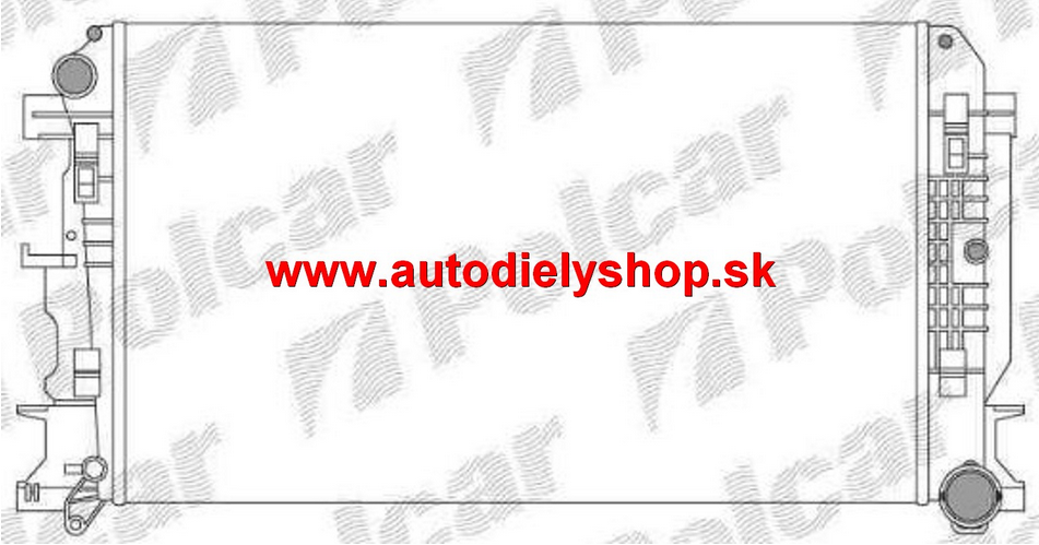 Mercedes SPRINTER 4/06- chladič vody 2,5TDi