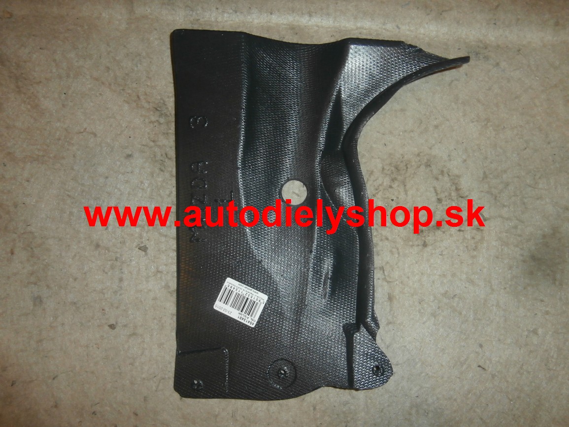 Mazda 3 10/03-6/09 kryt pod motor ľavý