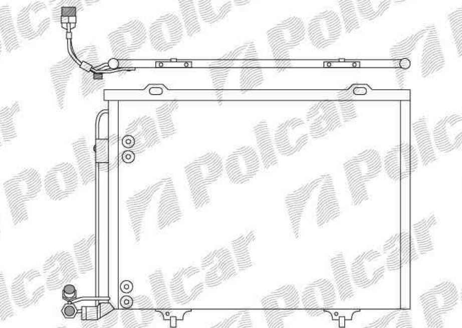 Mercedes SLK R170 4/96-4/04 chladič klímy / pre všetky typy /
