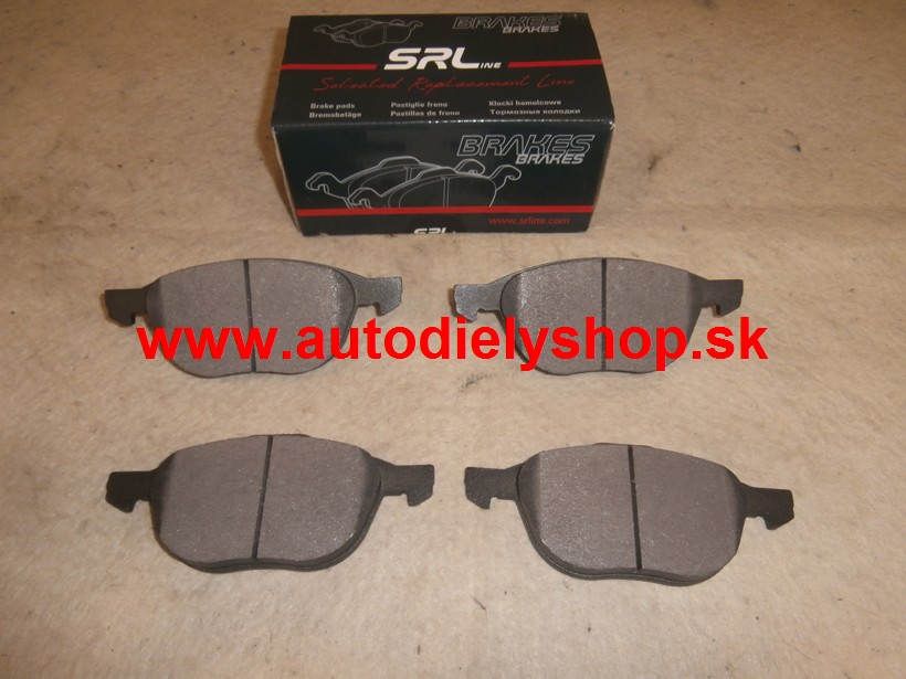 Mazda 3 10/03-6/09 predné platničky SADA /SRL/