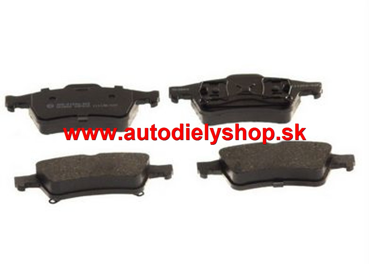 Mazda 3 10/03-6/09 zadné platničky SADA /SAMKO/