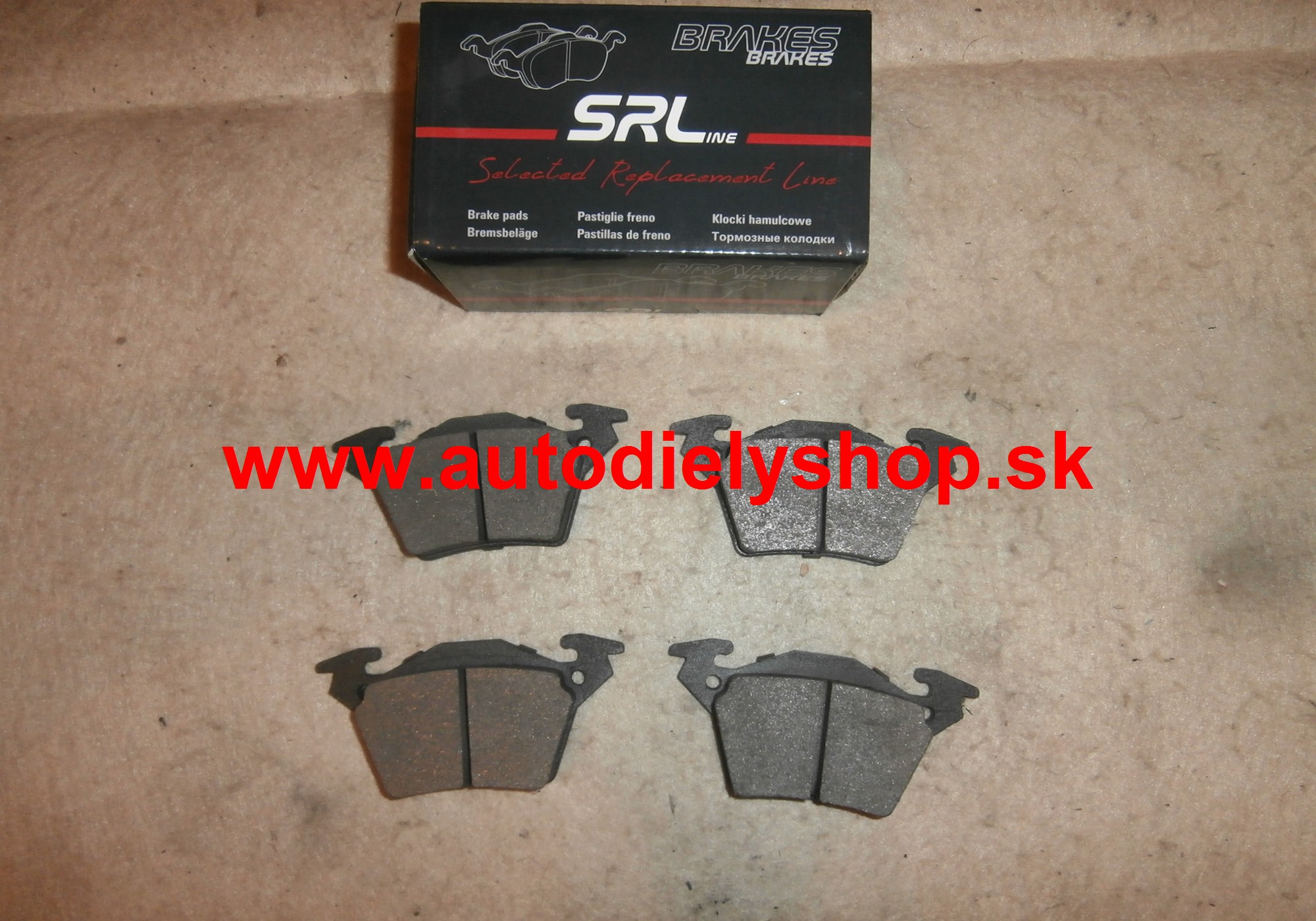 Mercedes Vito 99-03 zadné platničky Sada / SRL / BOSCH