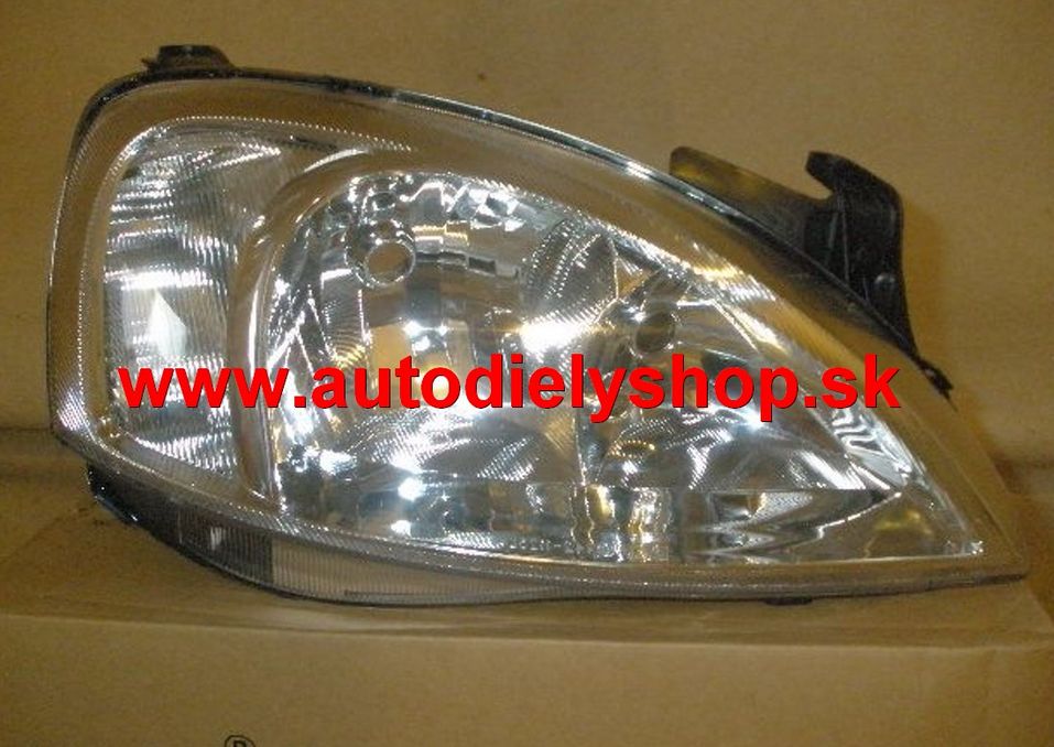 Opel Corsa C 00-06 svetlo H7+H7 Pravé / DJ AUTO / r.v.7/02-8/04