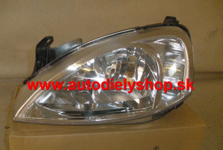 Opel Corsa C 00-06 svetlo H7+H7 Ľavé / DJ AUTO / r.v.7/02-8/04