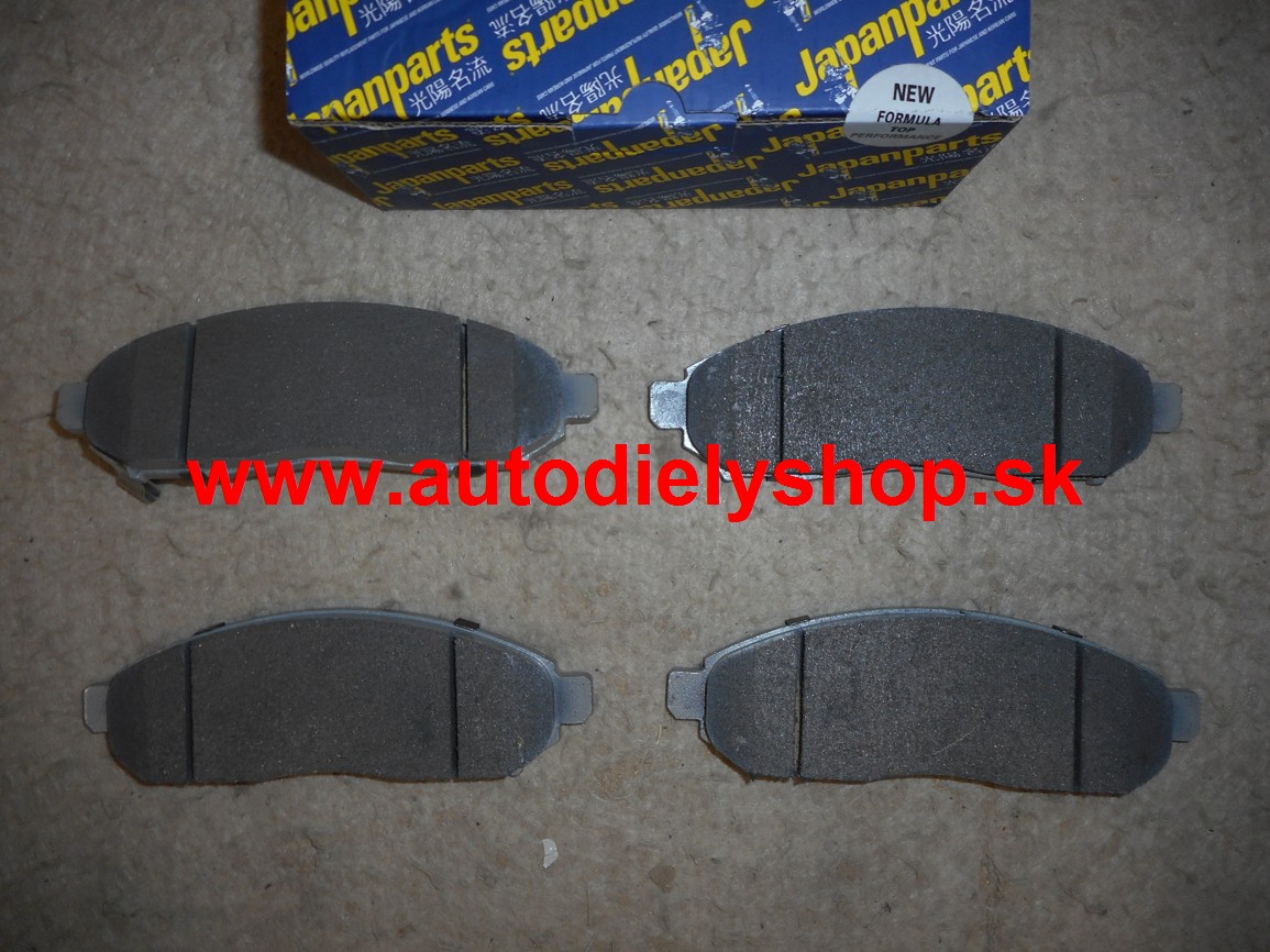 Nissan PATHFINDER 9/05-predné platničky Sada / JAPANPARTS /16diskov