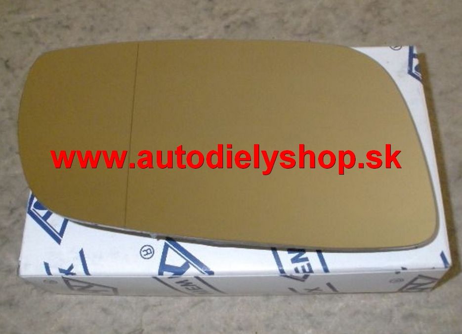 VW Sharan 5/00-10/03 sklo zrkadla Pravé,vyhrievané