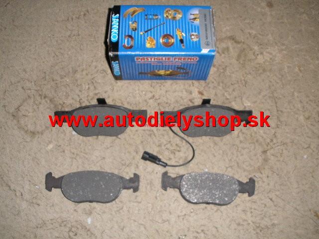  Fiat Punto 93-8/99 Predné platničky Sada / SAMKO / typ Ate 