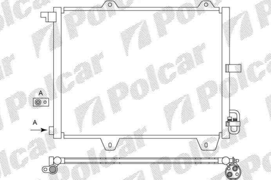 Suzuki IGNIS 03- chladič klímy / 1,3i-1,5i /