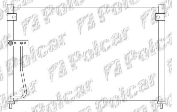 Mazda 626 4/97-02 chladič klimatizácie pre všetky motory /automatická klíma