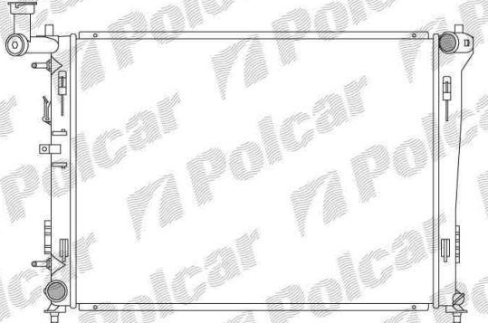 Suzuki GRAND VITARA 10/05- chladič vody 2,0i AUTOMAT