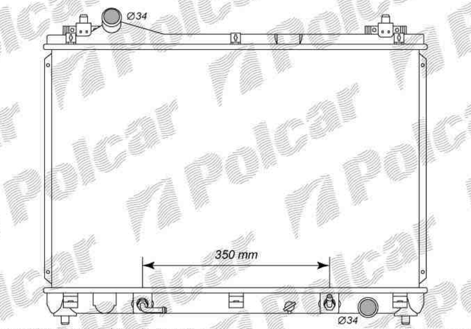 Suzuki GRAND VITARA 10/05- chladič vody 1,6i / typ DENSO