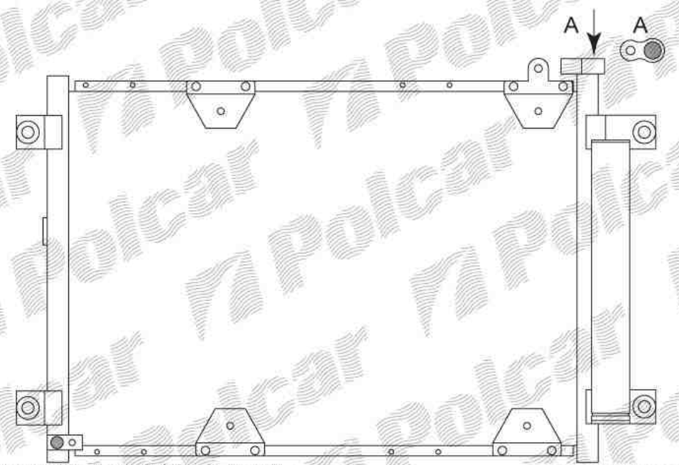 Suzuki GRAND VITARA 99-1/04 chladič klímy 1,6i-2,0i