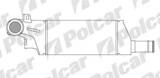 Opel Corsa C 00-06 chladič vzduchu 1,3CDTi-1,7CDTi