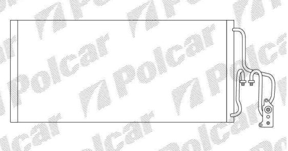 Opel Corsa C 00-06 chladič klimatizácie -/1,7Di-1,7DTi/