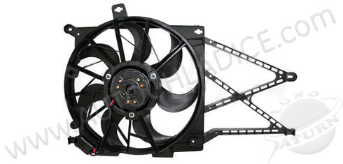 Opel Corsa C 00-06 ventilátor chladiča 1,0 bez AC