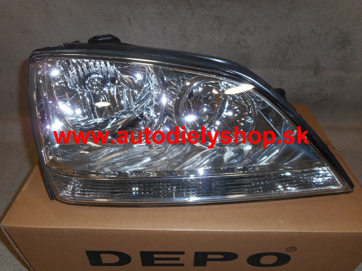 Kia SORENTO 5/02- predné svetlo H1+H7 Pravé
