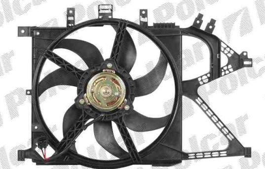Opel Corsa C 00-12/01 ventilátor chladiča 1,0-1,2-1,4