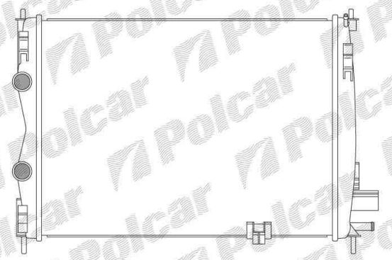 Nissan QASHQAI 07- chladič vody 1,5DCi / typ KOYO