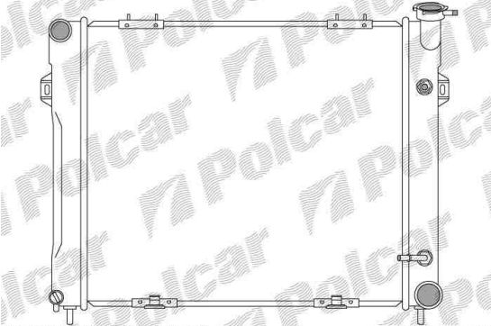 Jeep GRAND CHEROKEE 1/93-12/98 chladič vody 5,2i-5,9i