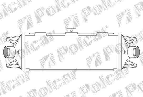 Iveco DAILY 5/99-06 chladič vzduchu / INTERCOOLER / 2,8TD