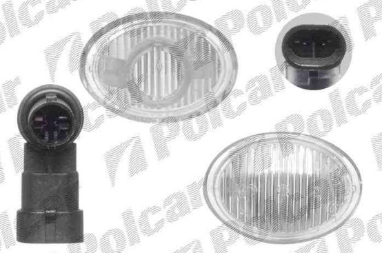 Lancia LYBRA 10/99- bočné smerovky biele Sada L+P