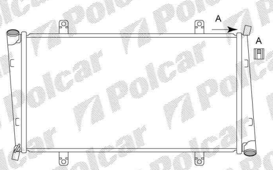 Volvo S40, V40 2/96-12/03 chladič vody /1,9DI