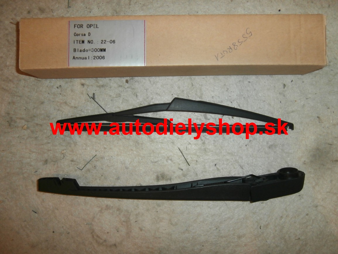 Opel CORSA D 06- zadné ramienko stierača Komplet