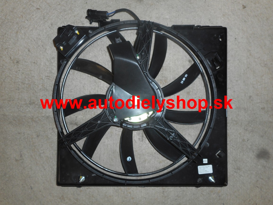 Renault TWINGO 9/98-7/07 ventilátor chladičov