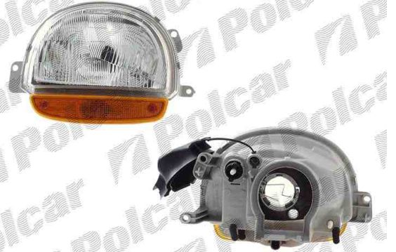 Renault Twingo 9/92-9/98 svetlo H4 ľavé / TYC / manuálne