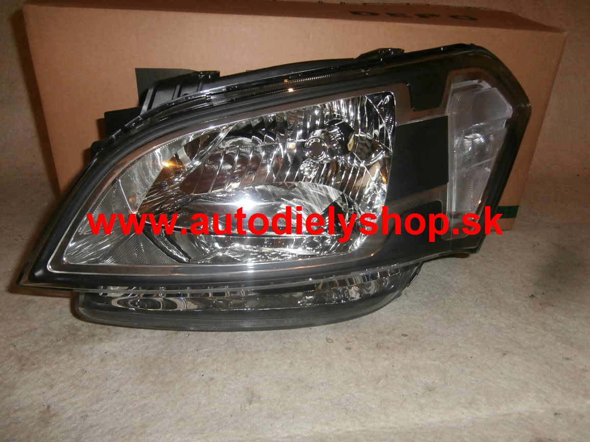 Kia SOUL 2/2009- svetlo H4 Ľavé